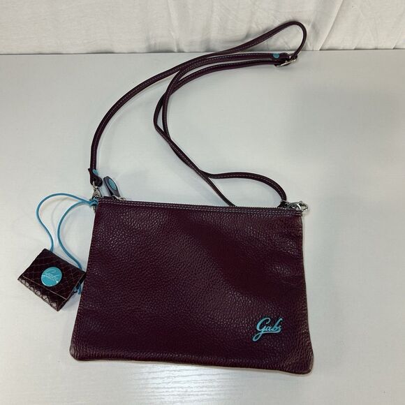 Gabs Bag Beyonce M Crossbody Bag Red Maroon Leather Purse - Picture 1 of 11